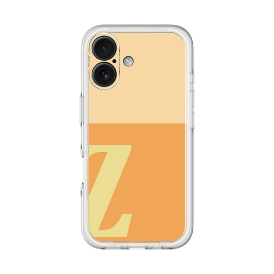 Slim Protection Premium Case［ オリジナル - initial two tone - Z orange ］