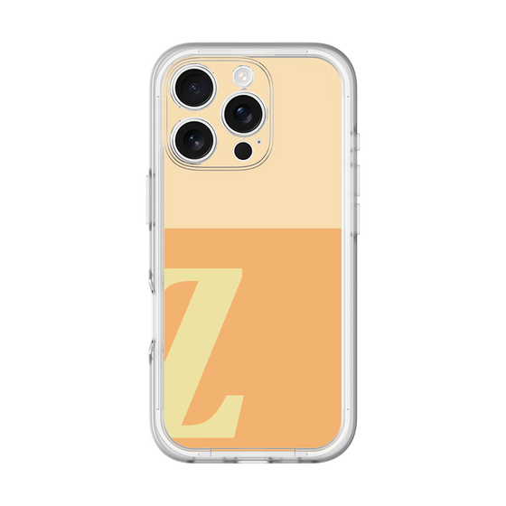 Slim Protection Premium Case［ オリジナル - initial two tone - Z orange ］