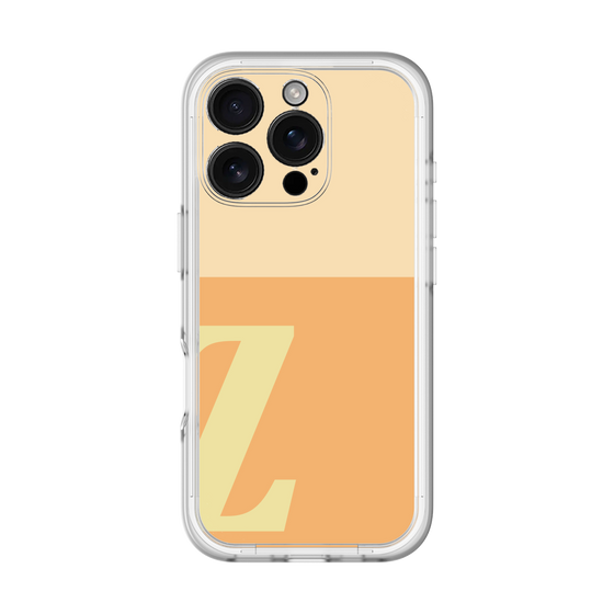 Slim Protection Premium Case［ オリジナル - initial two tone - Z orange ］