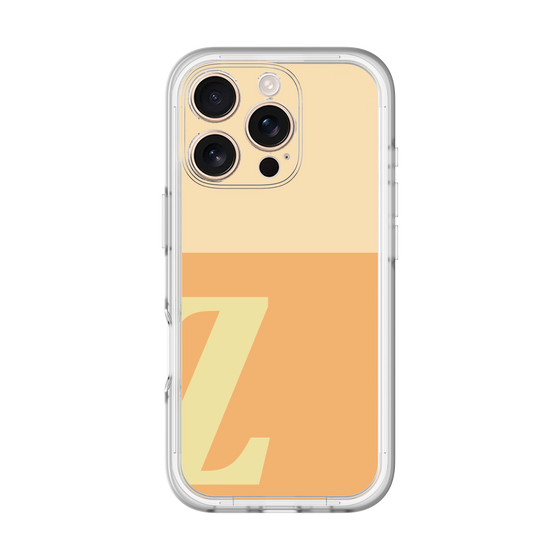Slim Protection Premium Case［ オリジナル - initial two tone - Z orange ］
