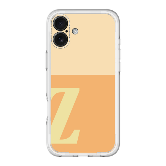 Slim Protection Premium Case［ オリジナル - initial two tone - Z orange ］