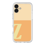 Slim Protection Premium Case［ オリジナル - initial two tone - Z orange ］