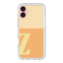 Slim Protection Premium Case［ オリジナル - initial two tone - Z orange ］