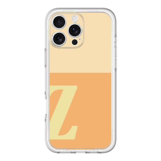 Slim Protection Premium Case［ オリジナル - initial two tone - Z orange ］