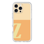 Slim Protection Premium Case［ オリジナル - initial two tone - Z orange ］