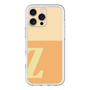 Slim Protection Premium Case［ オリジナル - initial two tone - Z orange ］