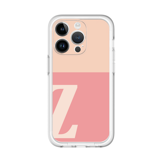 Slim Protection Premium Case［ オリジナル - initial two tone - Z pink ］