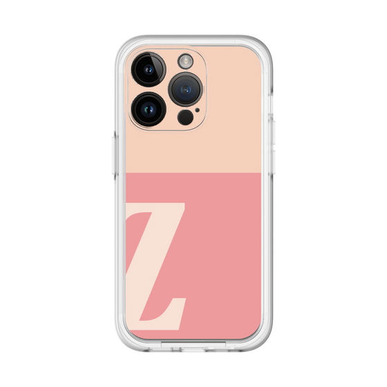 Slim Protection Premium Case［ オリジナル - initial two tone - Z pink ］