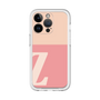 Slim Protection Premium Case［ オリジナル - initial two tone - Z pink ］