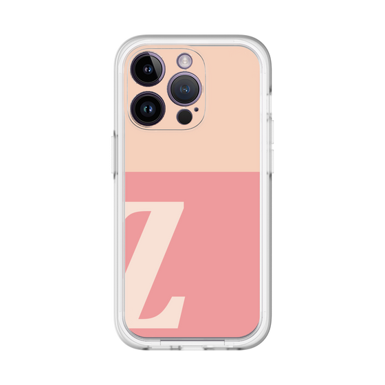 Slim Protection Premium Case［ オリジナル - initial two tone - Z pink ］