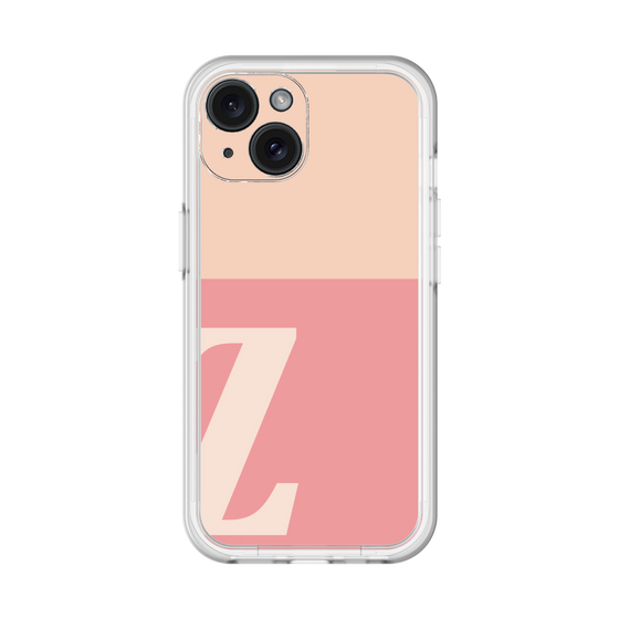 Slim Protection Premium Case［ オリジナル - initial two tone - Z pink ］