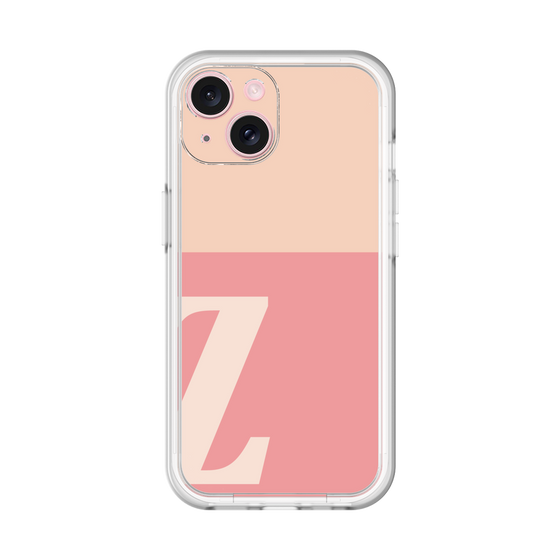 Slim Protection Premium Case［ オリジナル - initial two tone - Z pink ］