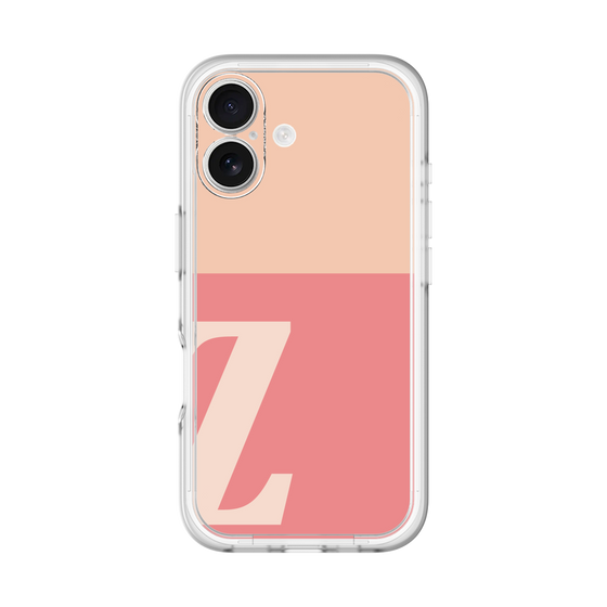 Slim Protection Premium Case［ オリジナル - initial two tone - Z pink ］