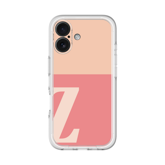 Slim Protection Premium Case［ オリジナル - initial two tone - Z pink ］