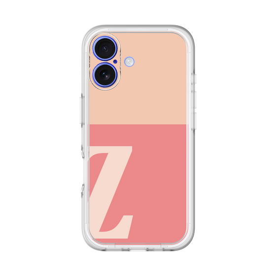 Slim Protection Premium Case［ オリジナル - initial two tone - Z pink ］
