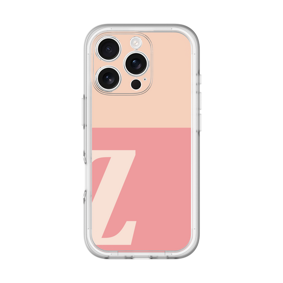 Slim Protection Premium Case［ オリジナル - initial two tone - Z pink ］