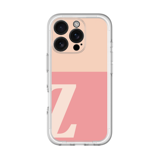 Slim Protection Premium Case［ オリジナル - initial two tone - Z pink ］