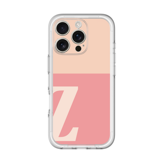 Slim Protection Premium Case［ オリジナル - initial two tone - Z pink ］