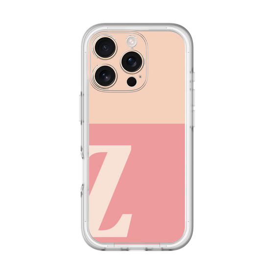 Slim Protection Premium Case［ オリジナル - initial two tone - Z pink ］