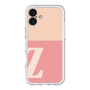 Slim Protection Premium Case［ オリジナル - initial two tone - Z pink ］
