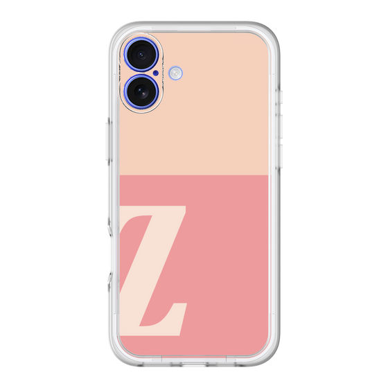Slim Protection Premium Case［ オリジナル - initial two tone - Z pink ］