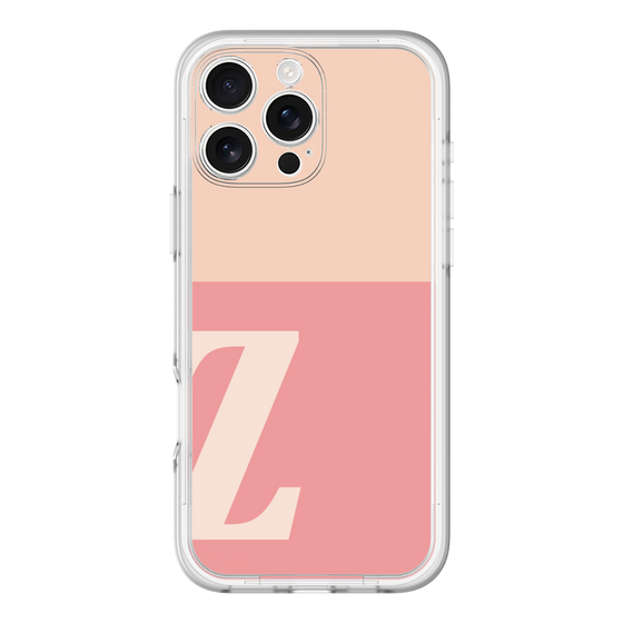 Slim Protection Premium Case［ オリジナル - initial two tone - Z pink ］