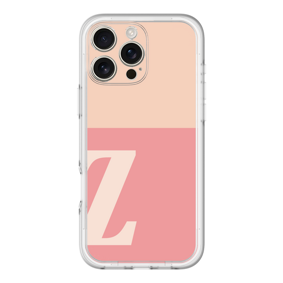 Slim Protection Premium Case［ オリジナル - initial two tone - Z pink ］