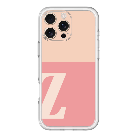 Slim Protection Premium Case［ オリジナル - initial two tone - Z pink ］