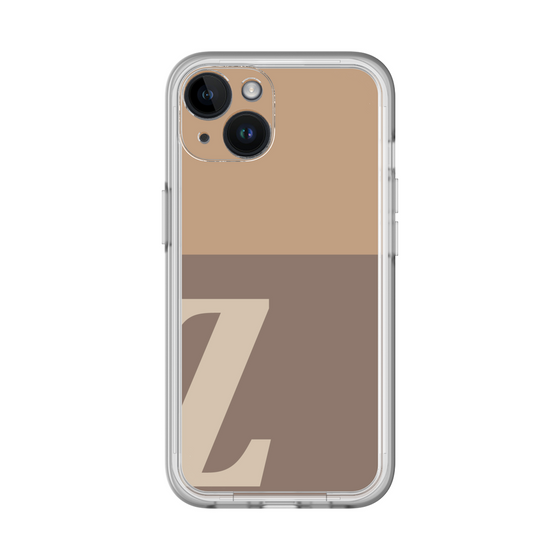 Slim Protection Premium Case［ オリジナル - initial two tone - Z brown ］