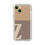 Slim Protection Premium Case［ オリジナル - initial two tone - Z brown ］