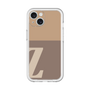 Slim Protection Premium Case［ オリジナル - initial two tone - Z brown ］