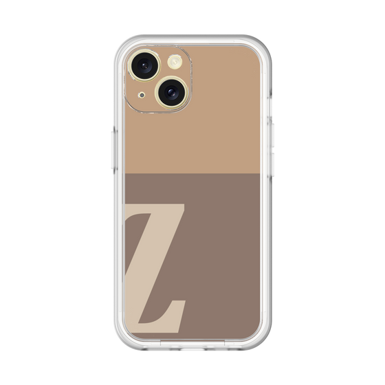 Slim Protection Premium Case［ オリジナル - initial two tone - Z brown ］