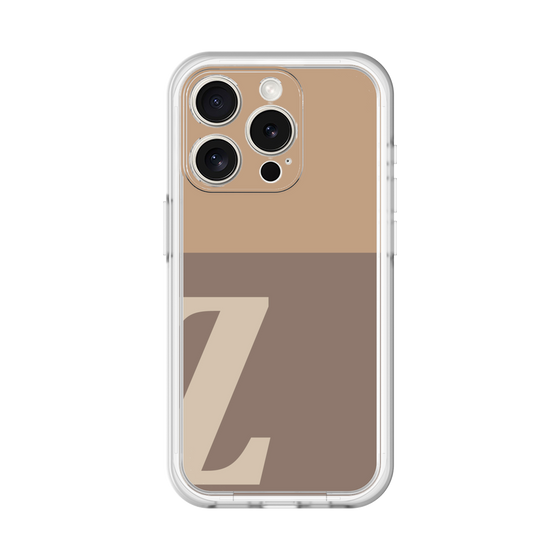 Slim Protection Premium Case［ オリジナル - initial two tone - Z brown ］