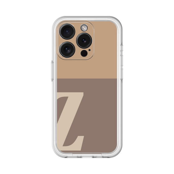 Slim Protection Premium Case［ オリジナル - initial two tone - Z brown ］