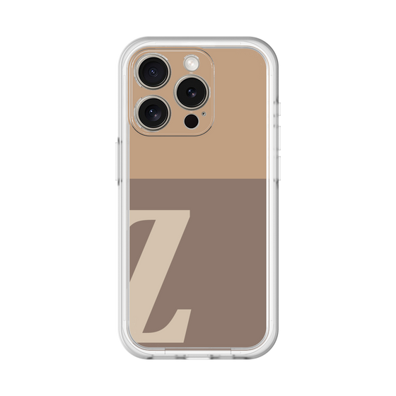 Slim Protection Premium Case［ オリジナル - initial two tone - Z brown ］