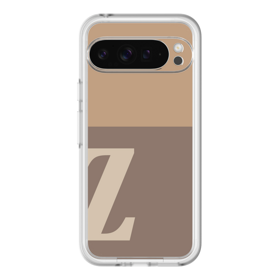 Slim Protection Premium Case［ オリジナル - initial two tone - Z brown ］