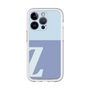Slim Protection Premium Case［ オリジナル - initial two tone - Z blue ］