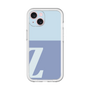 Slim Protection Premium Case［ オリジナル - initial two tone - Z blue ］