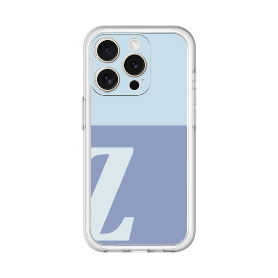 Slim Protection Premium Case［ オリジナル - initial two tone - Z blue ］
