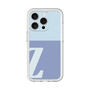 Slim Protection Premium Case［ オリジナル - initial two tone - Z blue ］