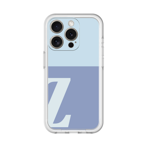 Slim Protection Premium Case［ オリジナル - initial two tone - Z blue ］