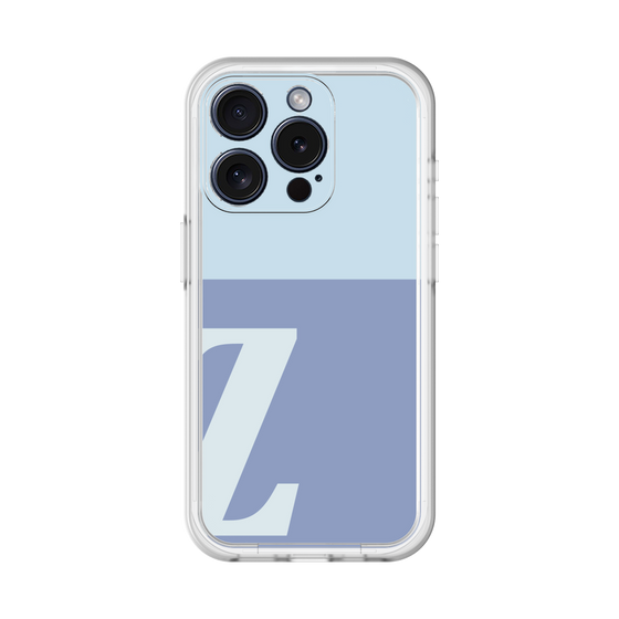 Slim Protection Premium Case［ オリジナル - initial two tone - Z blue ］