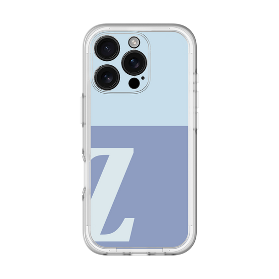 Slim Protection Premium Case［ オリジナル - initial two tone - Z blue ］