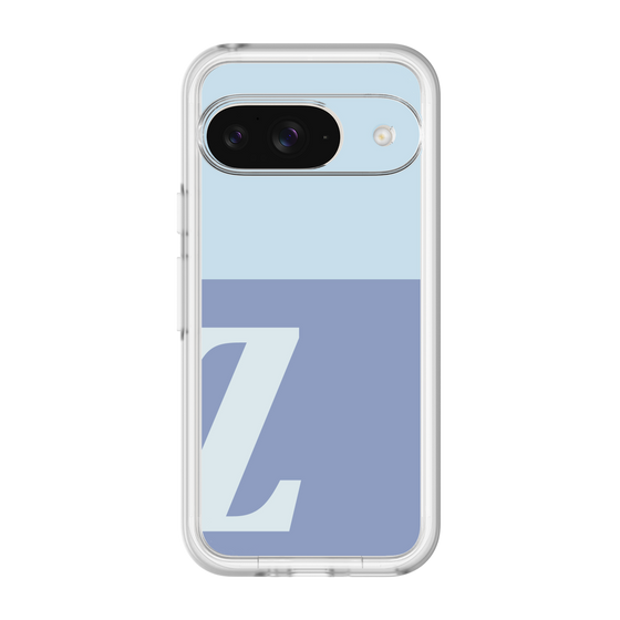 Slim Protection Premium Case［ オリジナル - initial two tone - Z blue ］