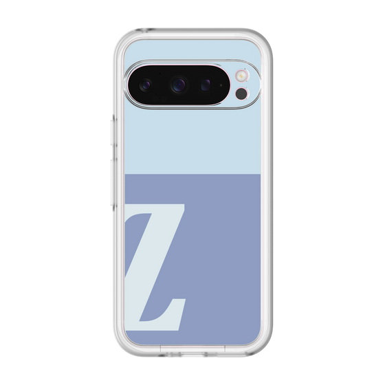 Slim Protection Premium Case［ オリジナル - initial two tone - Z blue ］