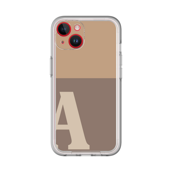 Slim Protection Premium Case［ オリジナル - initial two tone - A brown ］