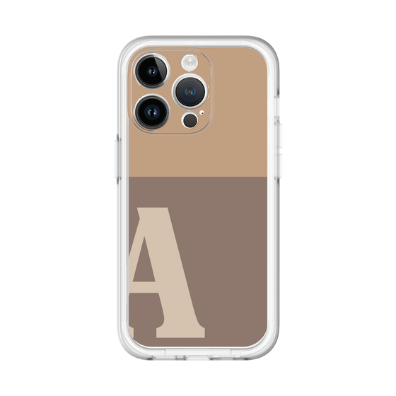 Slim Protection Premium Case［ オリジナル - initial two tone - A brown ］