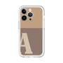 Slim Protection Premium Case［ オリジナル - initial two tone - A brown ］