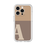 Slim Protection Premium Case［ オリジナル - initial two tone - A brown ］