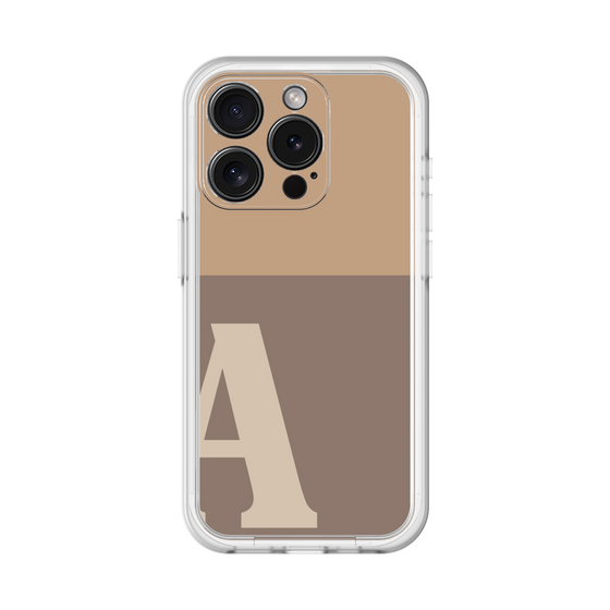 Slim Protection Premium Case［ オリジナル - initial two tone - A brown ］